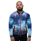 Vaporwave Storm Unisex Bomber Jacket