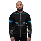 Black Opal Vaporwave Unisex Bomber Jacket