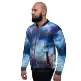 Vaporwave Storm Unisex Bomber Jacket