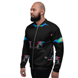 Black Opal Vaporwave Unisex Bomber Jacket